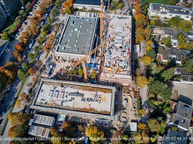 07.10.2022 - Baustelle an der Grundschule in Neuperlach