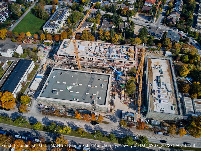 07.10.2022 - Baustelle an der Grundschule in Neuperlach