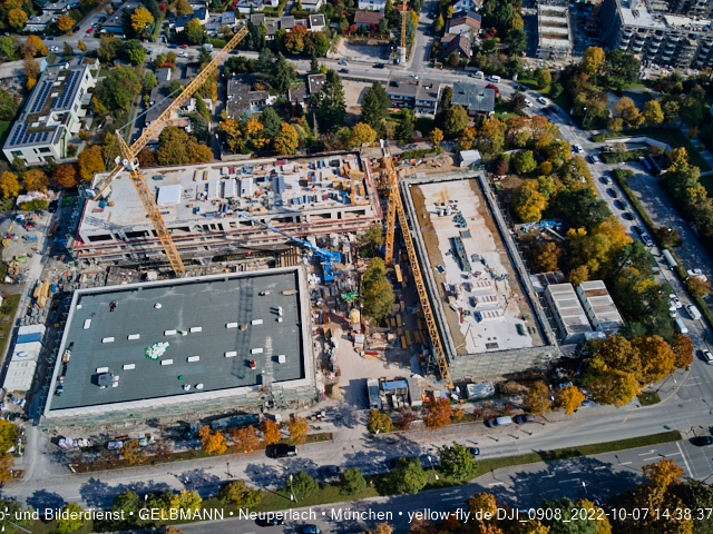 07.10.2022 - Baustelle an der Grundschule in Neuperlach
