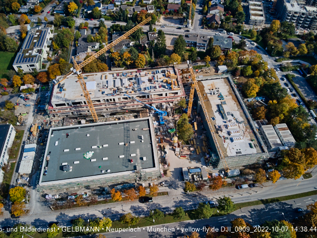 07.10.2022 - Baustelle an der Grundschule in Neuperlach