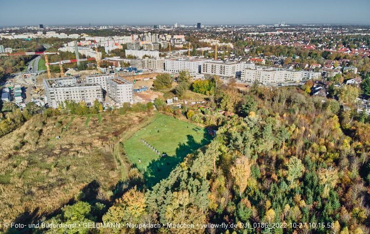27.10.2022 - Baustelle Alexisquartier und PandionVerd in Neuperlach