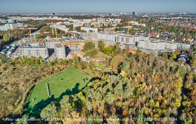 27.10.2022 - Baustelle Alexisquartier und PandionVerd in Neuperlach