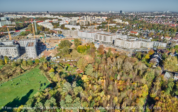 27.10.2022 - Baustelle Alexisquartier und PandionVerd in Neuperlach