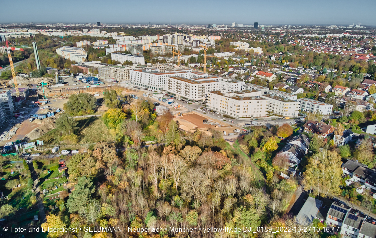 27.10.2022 - Baustelle Alexisquartier und PandionVerd in Neuperlach