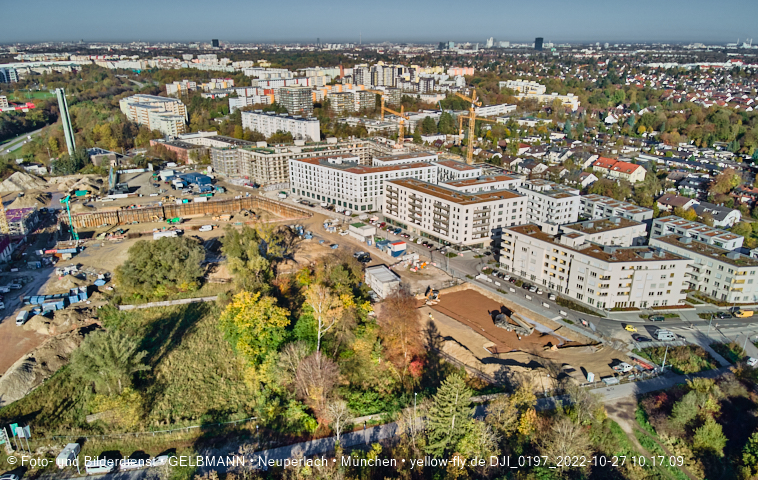 27.10.2022 - Baustelle Alexisquartier und PandionVerd in Neuperlach