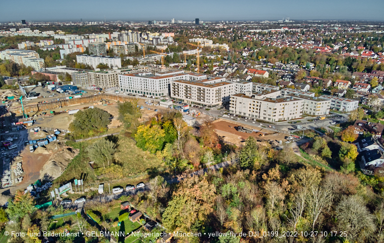 27.10.2022 - Baustelle Alexisquartier und PandionVerd in Neuperlach