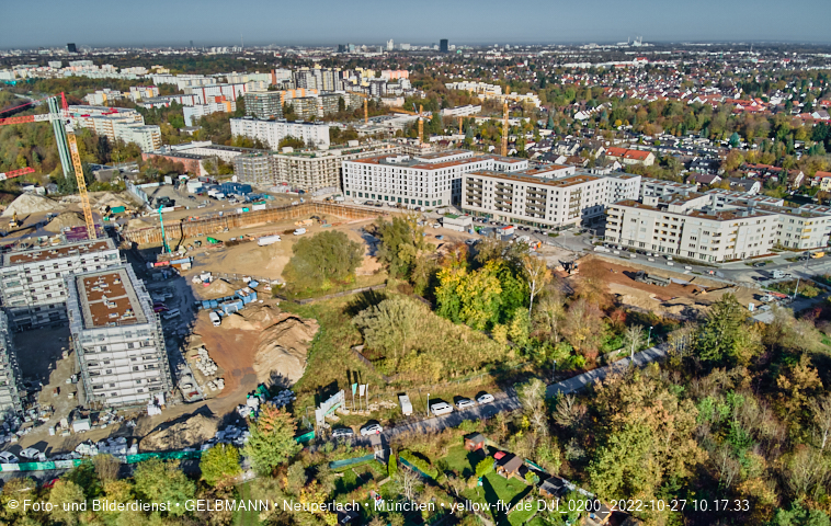 27.10.2022 - Baustelle Alexisquartier und PandionVerd in Neuperlach