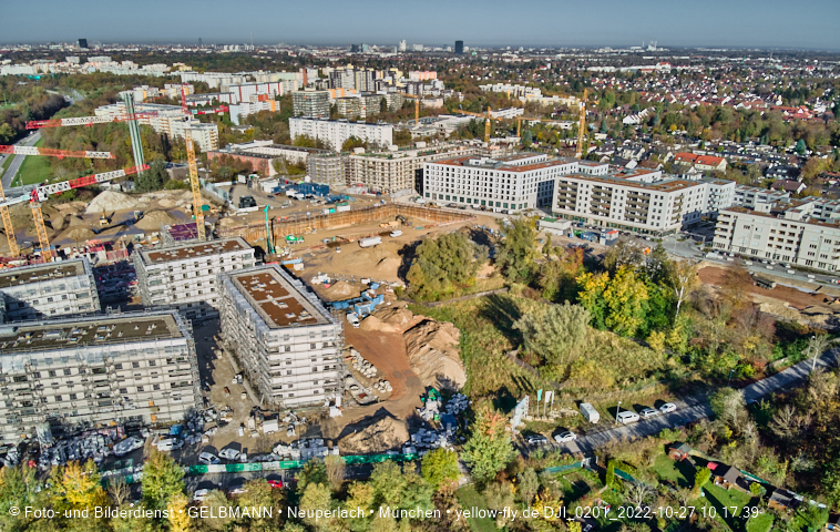 27.10.2022 - Baustelle Alexisquartier und PandionVerd in Neuperlach