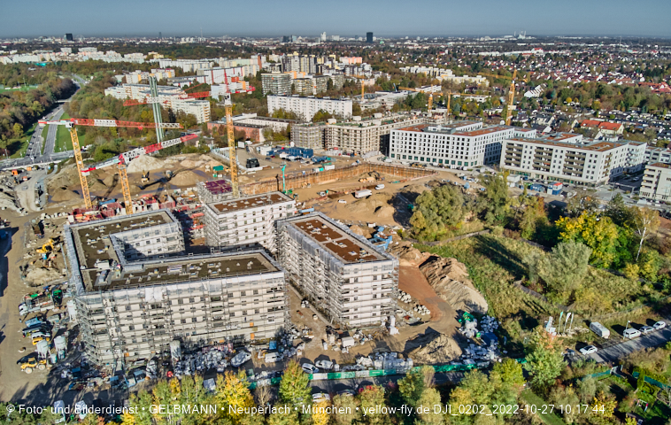27.10.2022 - Baustelle Alexisquartier und PandionVerd in Neuperlach
