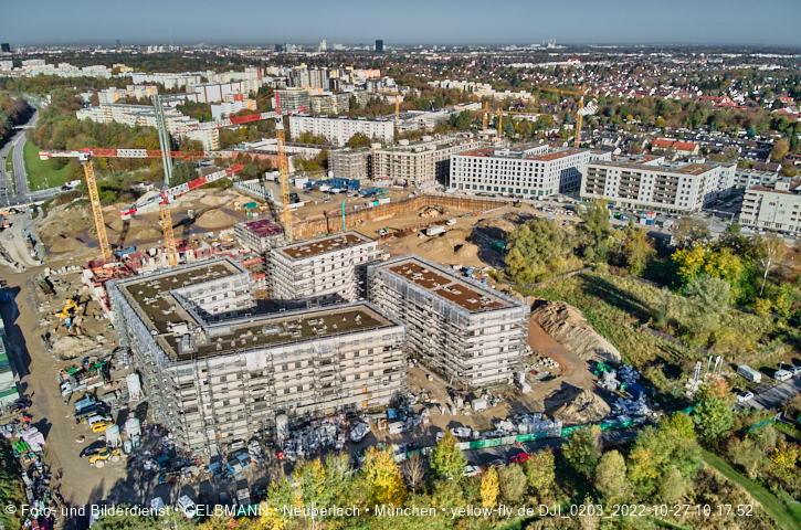 27.10.2022 - Baustelle Alexisquartier und PandionVerd in Neuperlach