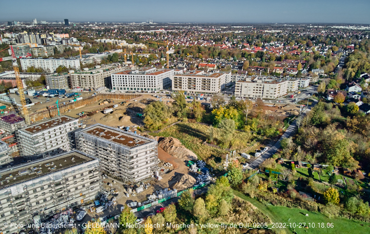 27.10.2022 - Baustelle Alexisquartier und PandionVerd in Neuperlach
