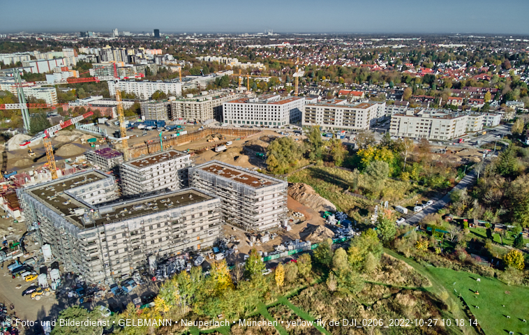 27.10.2022 - Baustelle Alexisquartier und PandionVerd in Neuperlach