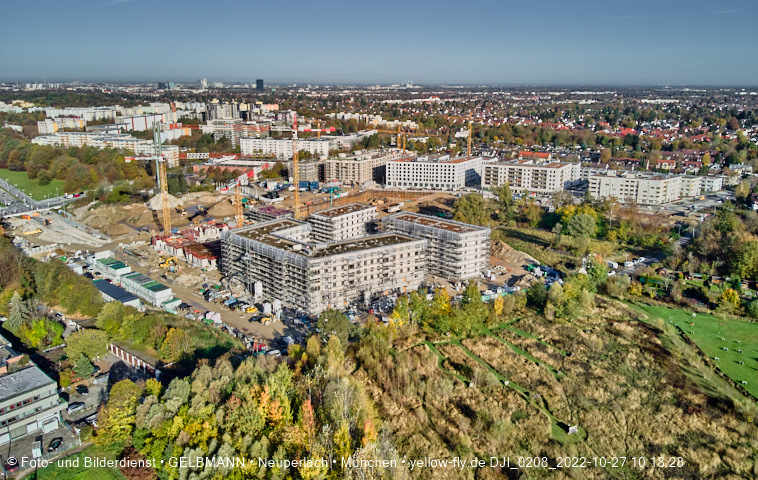27.10.2022 - Baustelle Alexisquartier und PandionVerd in Neuperlach
