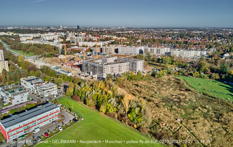 27.10.2022 - Baustelle Alexisquartier und PandionVerd in Neuperlach