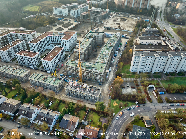 06.12.2022 - Baustelle Alexisquartier und PandionVerd in Neuperlach