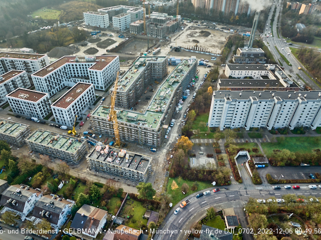 06.12.2022 - Baustelle Alexisquartier und PandionVerd in Neuperlach