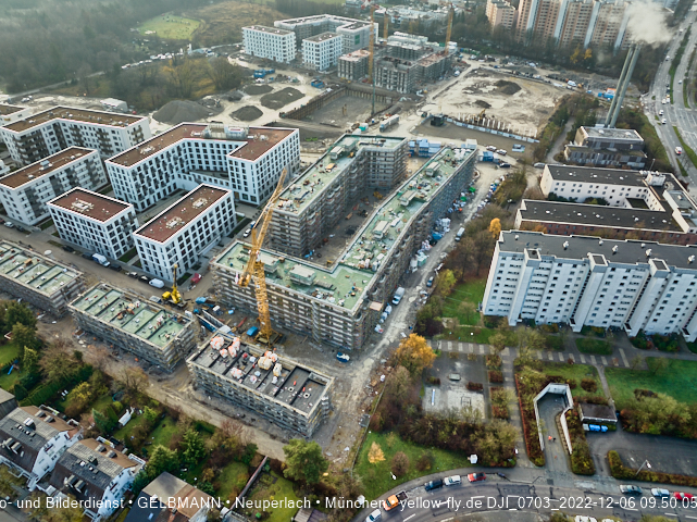 06.12.2022 - Baustelle Alexisquartier und PandionVerd in Neuperlach