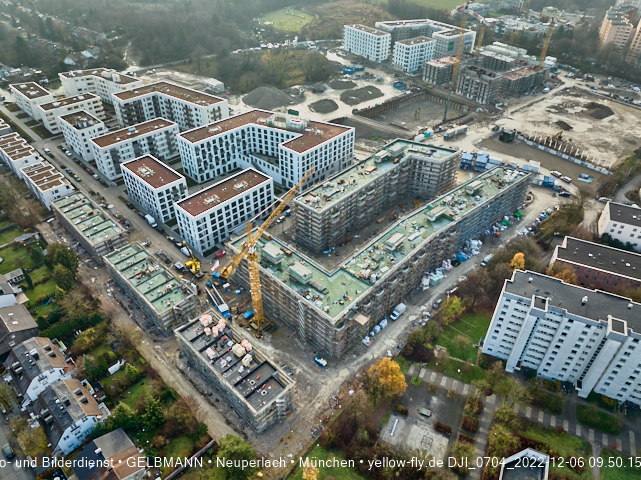 06.12.2022 - Baustelle Alexisquartier und PandionVerd in Neuperlach