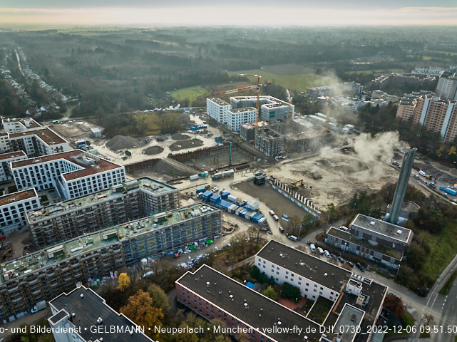 06.12.2022 - Baustelle Alexisquartier und PandionVerd in Neuperlach