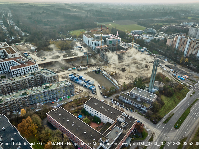 06.12.2022 - Baustelle Alexisquartier und PandionVerd in Neuperlach