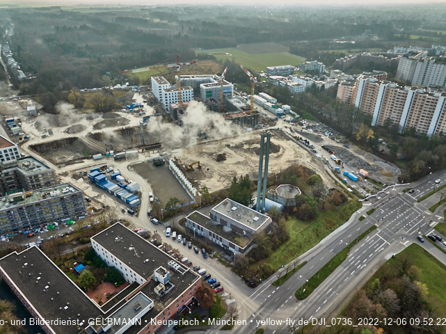 06.12.2022 - Baustelle Alexisquartier und PandionVerd in Neuperlach