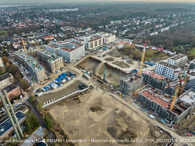 06.12.2022 - Baustelle Alexisquartier und PandionVerd in Neuperlach