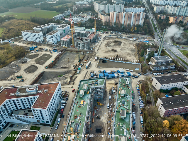 06.12.2022 - Baustelle Alexisquartier und PandionVerd in Neuperlach