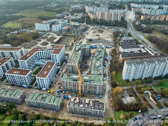 06.12.2022 - Baustelle Alexisquartier und PandionVerd in Neuperlach