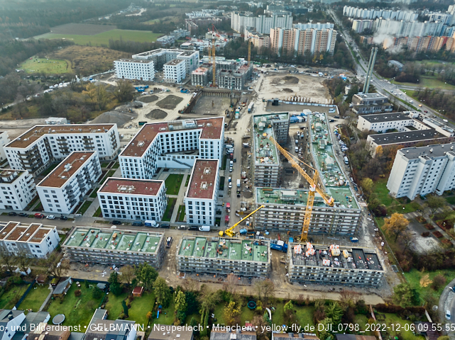 06.12.2022 - Baustelle Alexisquartier und PandionVerd in Neuperlach