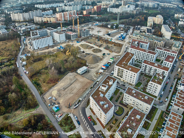 06.12.2022 - Baustelle Alexisquartier und PandionVerd in Neuperlach