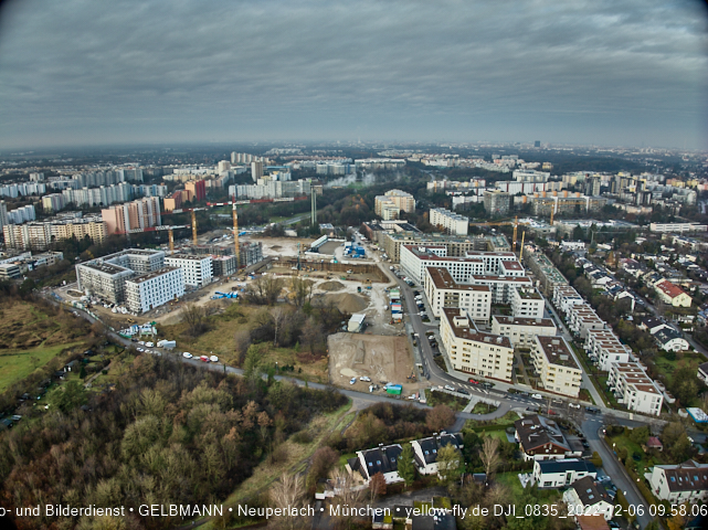 06.12.2022 - Baustelle Alexisquartier und PandionVerd in Neuperlach