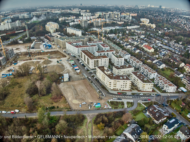 06.12.2022 - Baustelle Alexisquartier und PandionVerd in Neuperlach