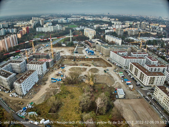 06.12.2022 - Baustelle Alexisquartier und PandionVerd in Neuperlach