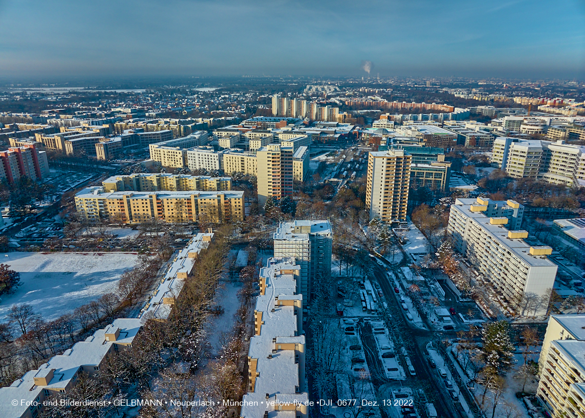 13.12.2022 - Neuperlach Zentrum und Umgebung