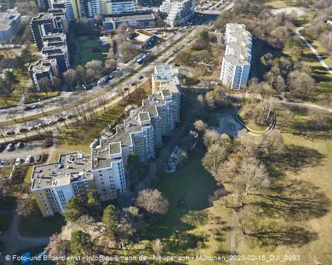 15.02.2023 - Marx-Zentrum und Karl-Marx-Ring 52-62 in Neuperlach