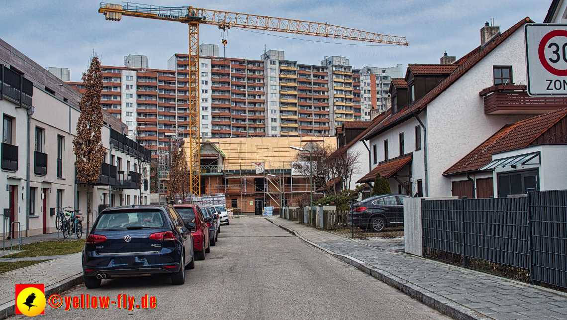 03.03.2023 - Baustelle Ottweiler Straße in Neuperlach