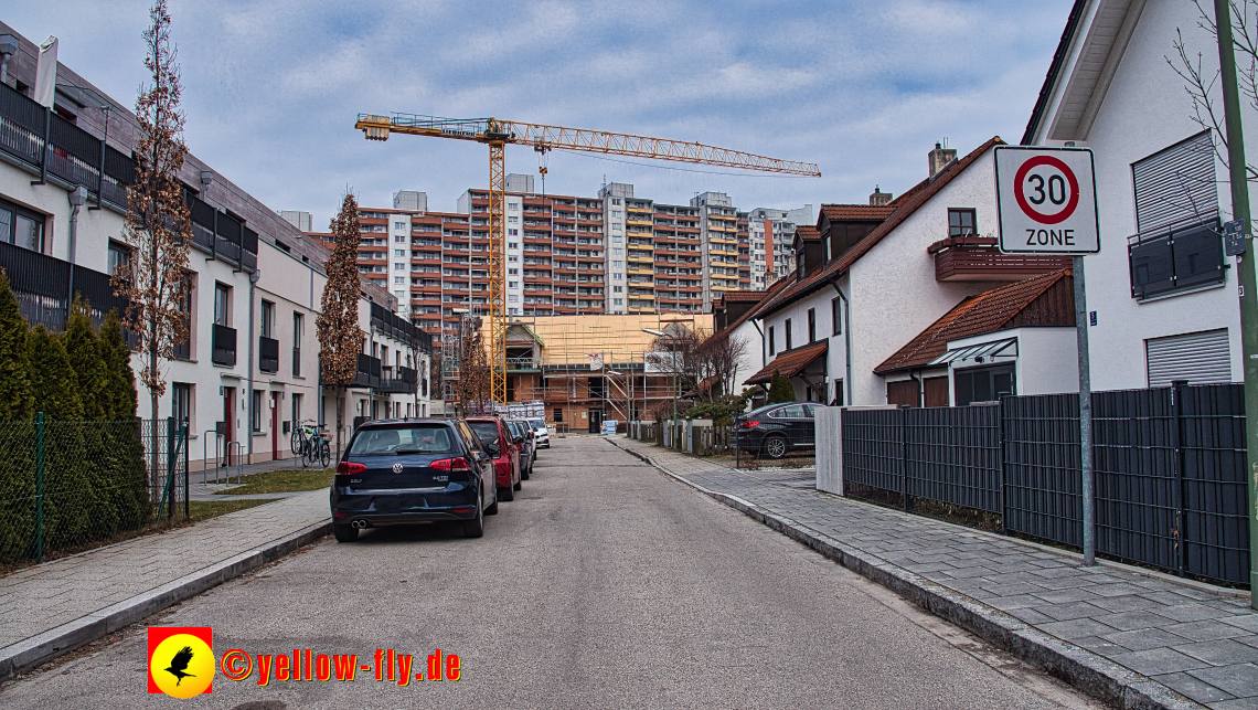 03.03.2023 - Baustelle Ottweiler Straße in Neuperlach