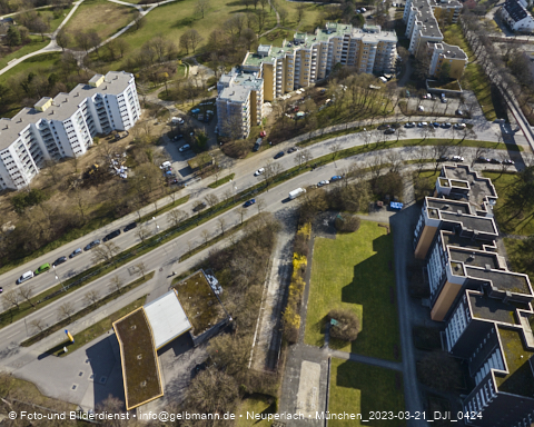 21.03.2023 - Marx-Zentrum und Karl-Marx-Ring 52-62 in Neuperlach