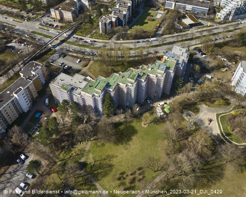 21.03.2023 - Marx-Zentrum und Karl-Marx-Ring 52-62 in Neuperlach