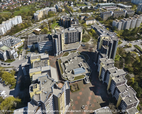 21.04.2023 - Marx-Zentrum und Karl-Marx-Ring 52-62 in Neuperlach