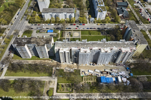 21.04.2023 - Marx-Zentrum und Karl-Marx-Ring 52-62 in Neuperlach