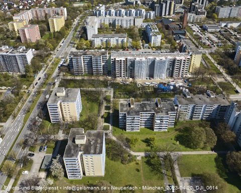 21.04.2023 - Marx-Zentrum und Karl-Marx-Ring 52-62 in Neuperlach
