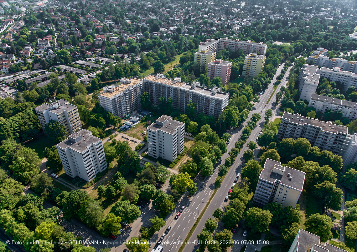 07.06.2023 - Baustelle KMR 11-21 und Kurt-Eisner-Strasse