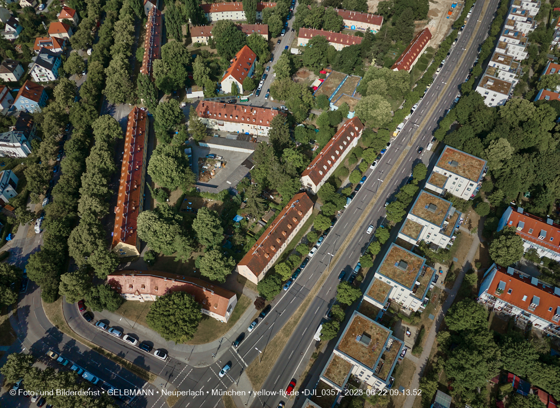 22.06.2023 - Baustelle Maikäfersiedlung zwischen Berg am Laim und Neuperlach