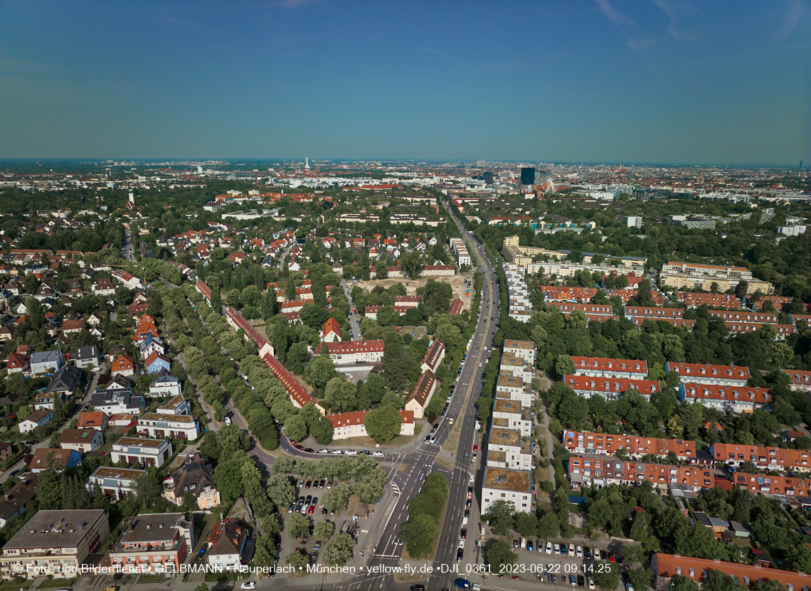 22.06.2023 - Baustelle Maikäfersiedlung zwischen Berg am Laim und Neuperlach