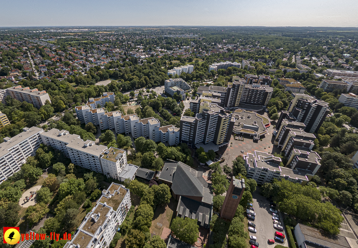 07.07.2023 - Marx-Zentrum und naher Umgebung in Neuperlach