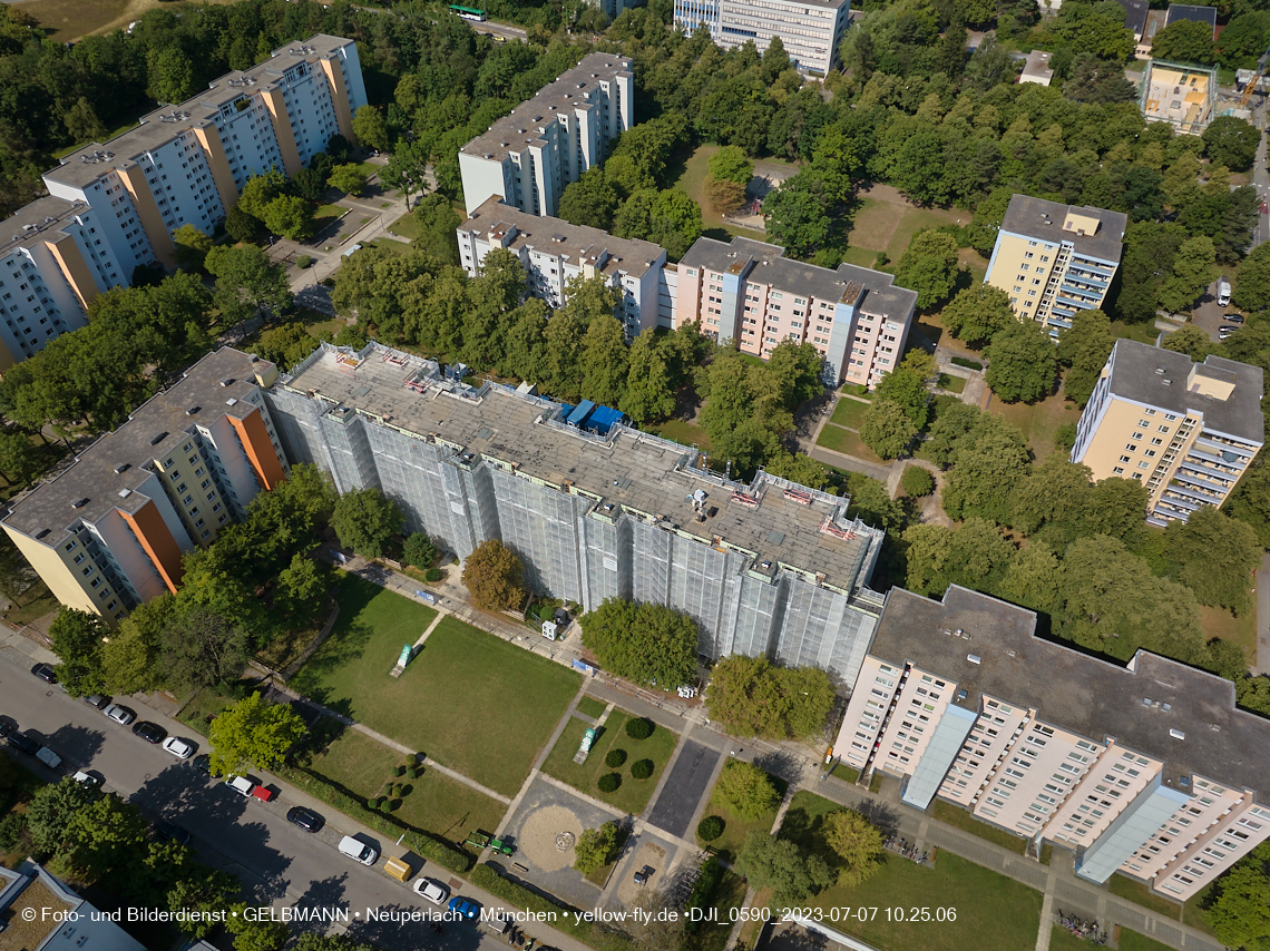 07.07.2023 - Sanierung am KMR 11-21 und Kurt-Eisner-Straße in Neuperlach