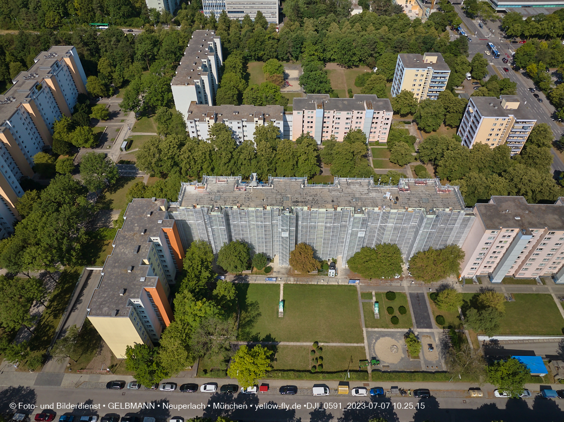 07.07.2023 - Sanierung am KMR 11-21 und Kurt-Eisner-Straße in Neuperlach