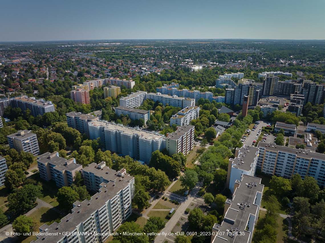 07.07.2023 - Sanierung am KMR 11-21 und Kurt-Eisner-Straße in Neuperlach