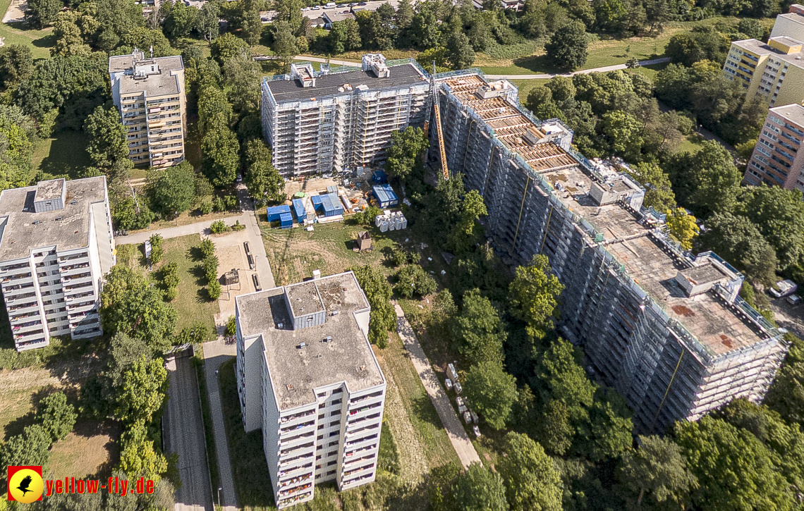 07.07.2023 - Sanierung am Karl-Marx-Ring 11-21 und Kurt-Eisner-Strasse in Neuperlach